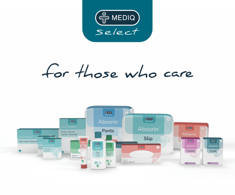 Mediq Select product portfolio for those who care